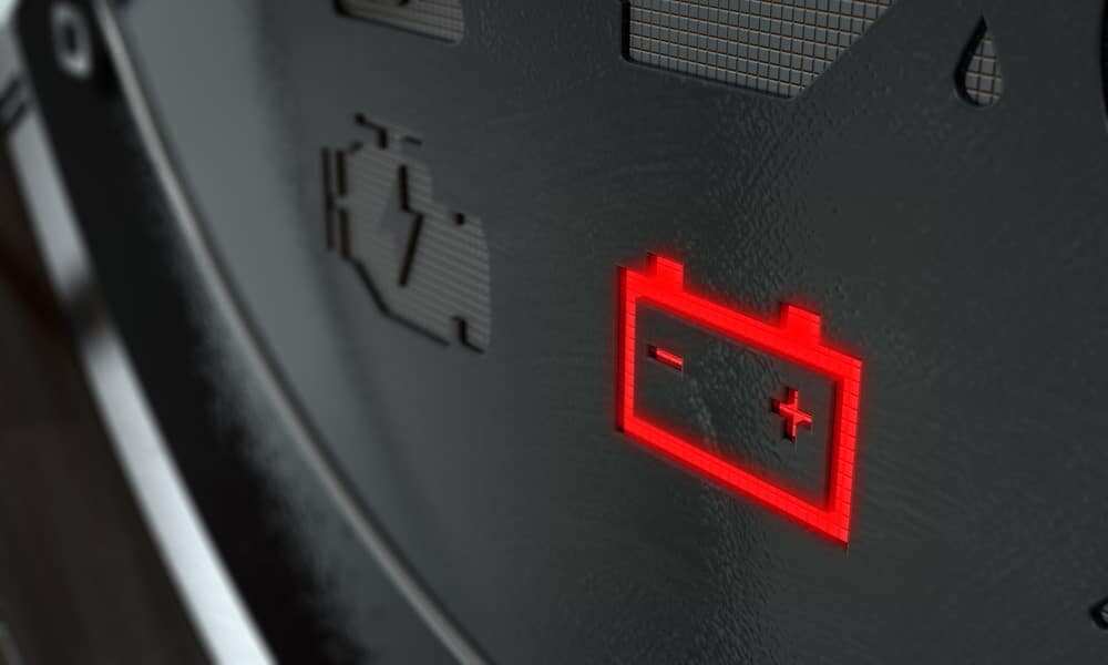 opozorilna lučka za akumulator